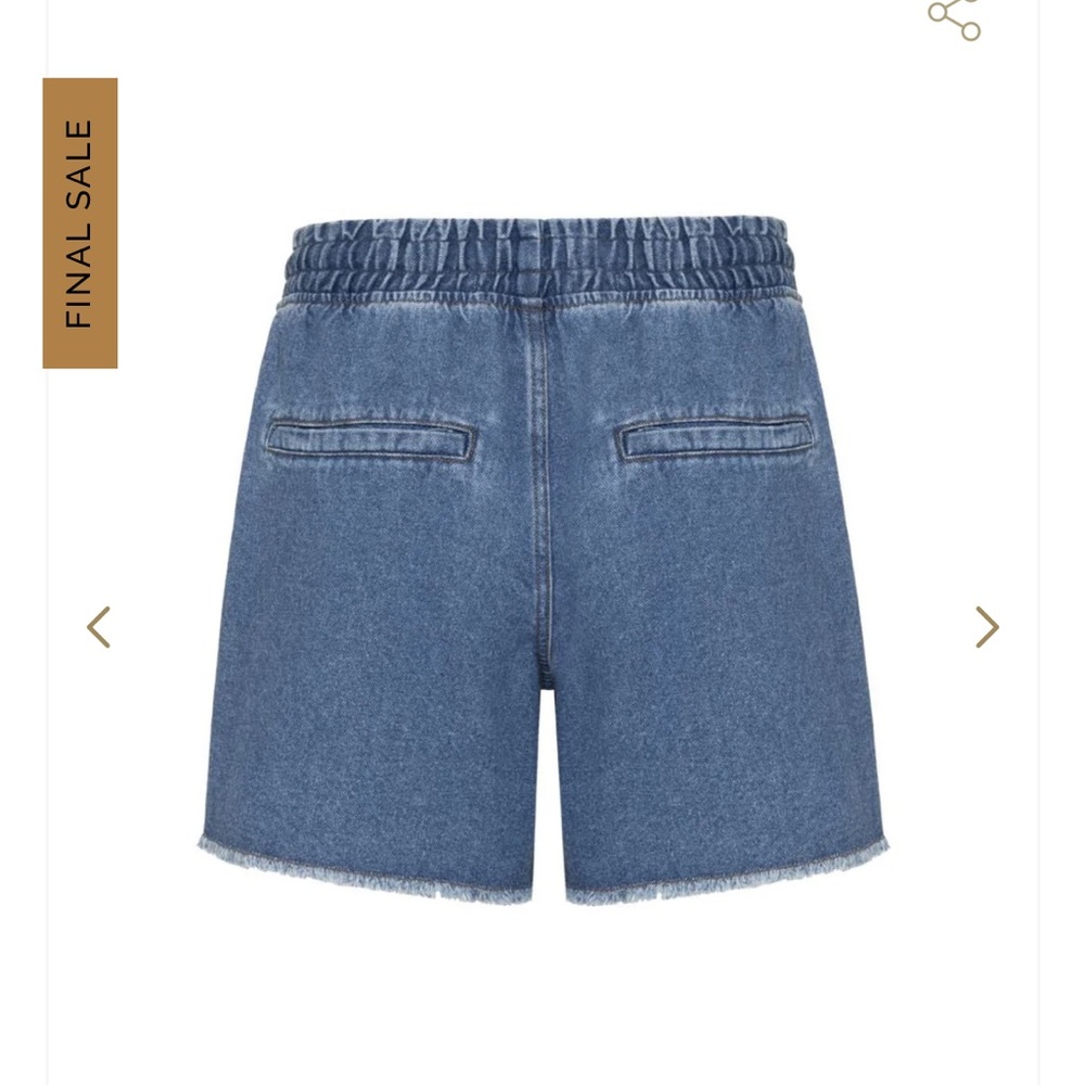 PatBO hand-beaded denim shorts - Picture 3 of 7